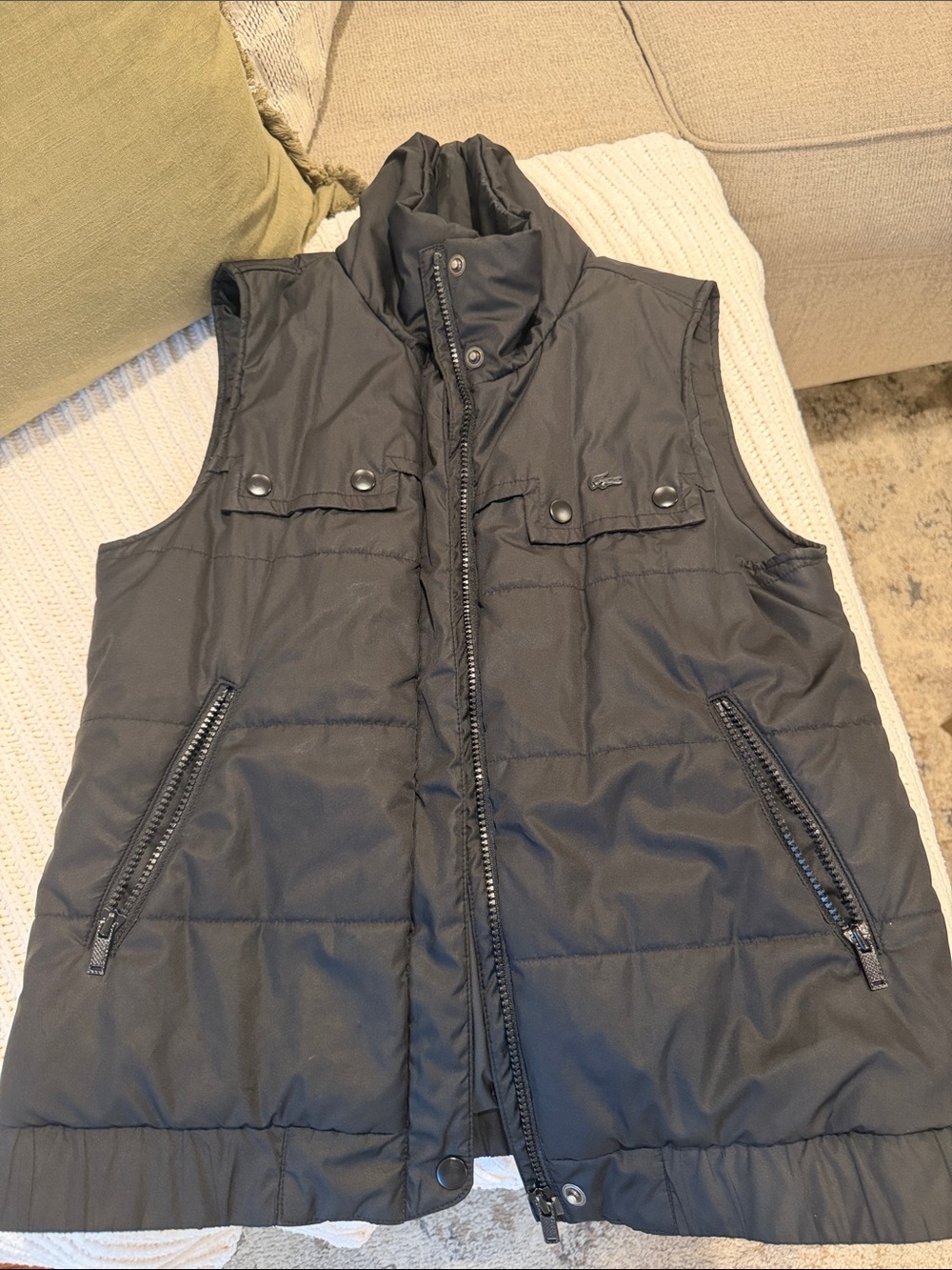 Lacoste Black Vest- Perfect Condition